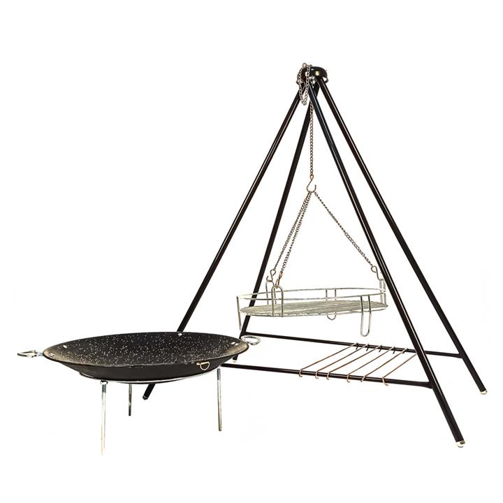 استند و ساج سفری مدل درخشان به همراه گریل